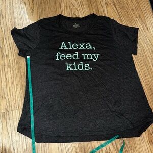 Alexa feed my kids tee xl